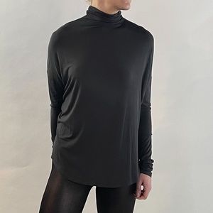 Vince Cozy Charcoal Turtleneck